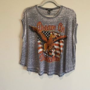 Forever 21 horse tee shirt